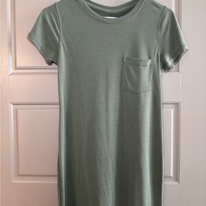 Abercrombie & Fitch Olive Green Tee Dress